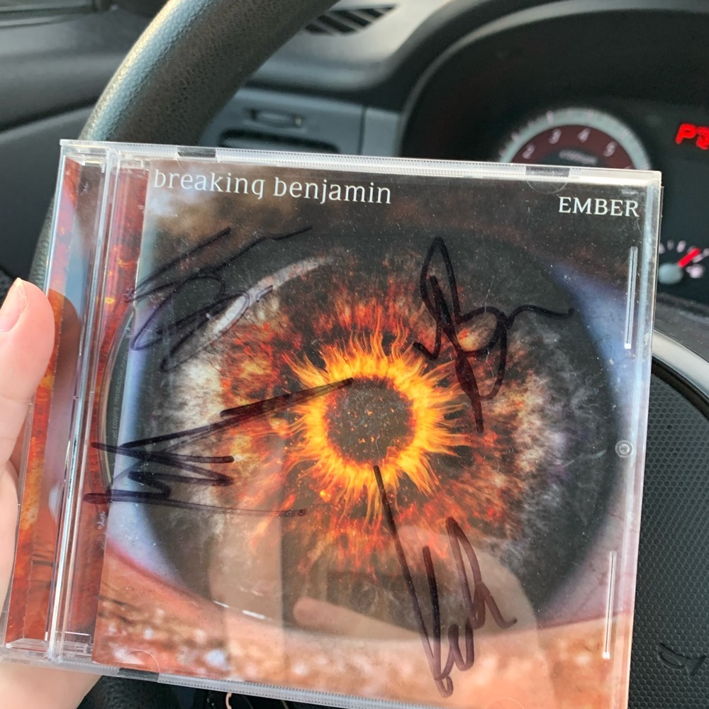 BREAKING BENJAMIN - EMBER SIGNED CD